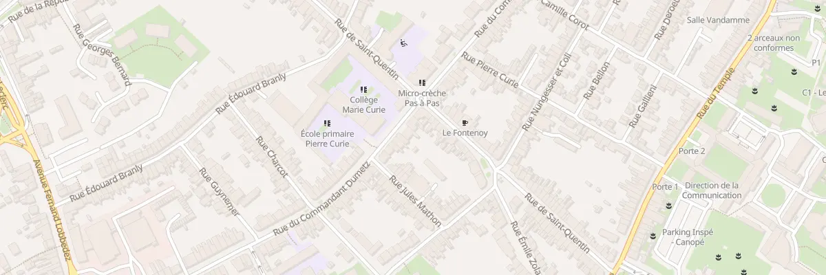 Plan du 75 Rue du Cdt Dumetz à Arras