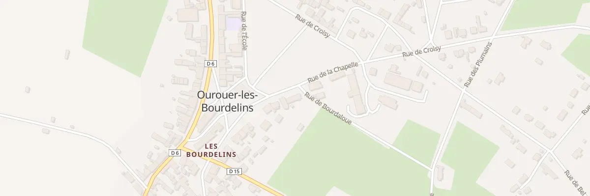 Plan du 23 Rue de la Chapelle à Ourouer-les-Bourdelins