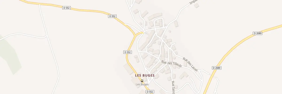 Plan du 5277 Buges à Perpezat