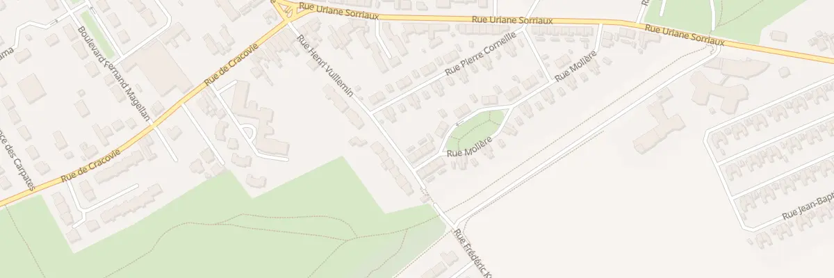Plan du 28 Rue Moliere à Liévin