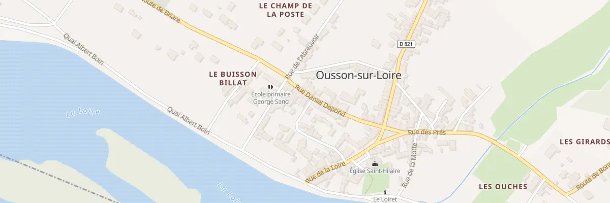 Plan du 15 Rue des Marronniers à Ousson-sur-Loire