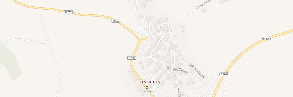 Plan du 5080 Buges à Perpezat