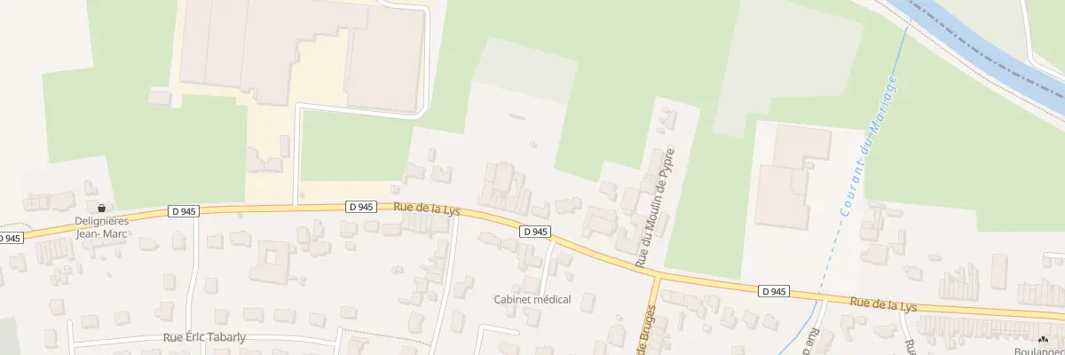 Plan du 2371 Rue de la Lys à Sailly-sur-la-Lys