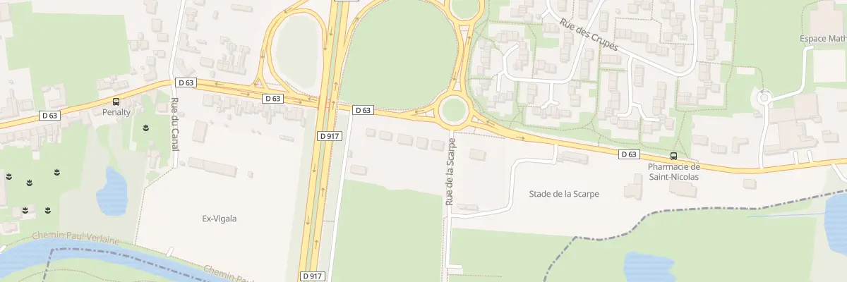Plan du 36 Rue de la Forge au Fer à Saint-Nicolas