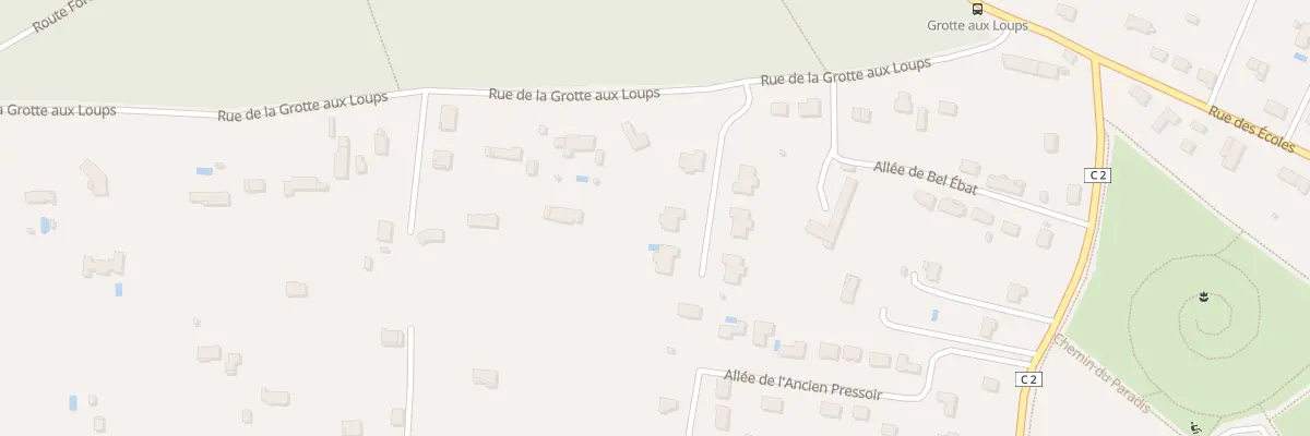 Plan du 203C Rue de la Grotte aux Loups à Paucourt