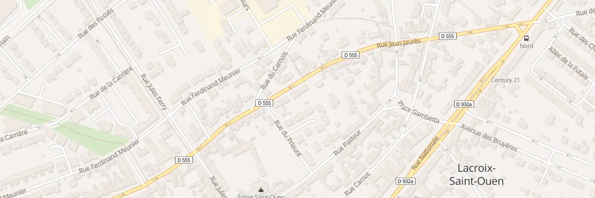 Plan du 122Q Rue Jean Jaurès à Lacroix-Saint-Ouen