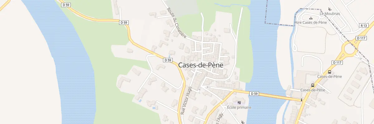 Plan du 19 Pl de la République à Cases-de-Pène