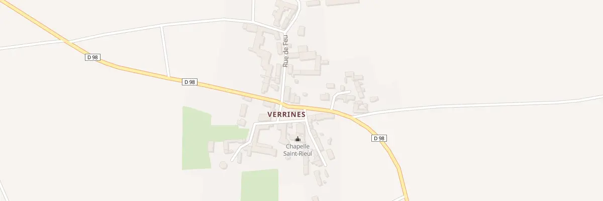 Plan du 5 Gr Grande Rue de Verrines à Néry