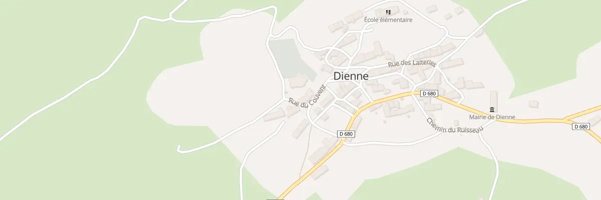 Plan du 5077 Le Bourg à Dienne