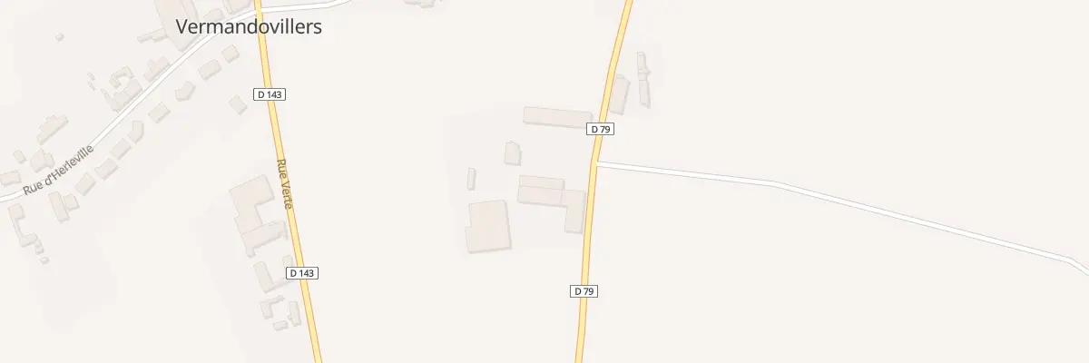 Plan du 12 Rue de Soyecourt à Vermandovillers