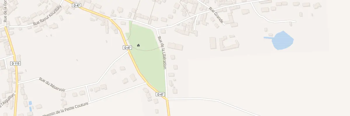 Plan du 1 Rue de la Liberation à Blandy