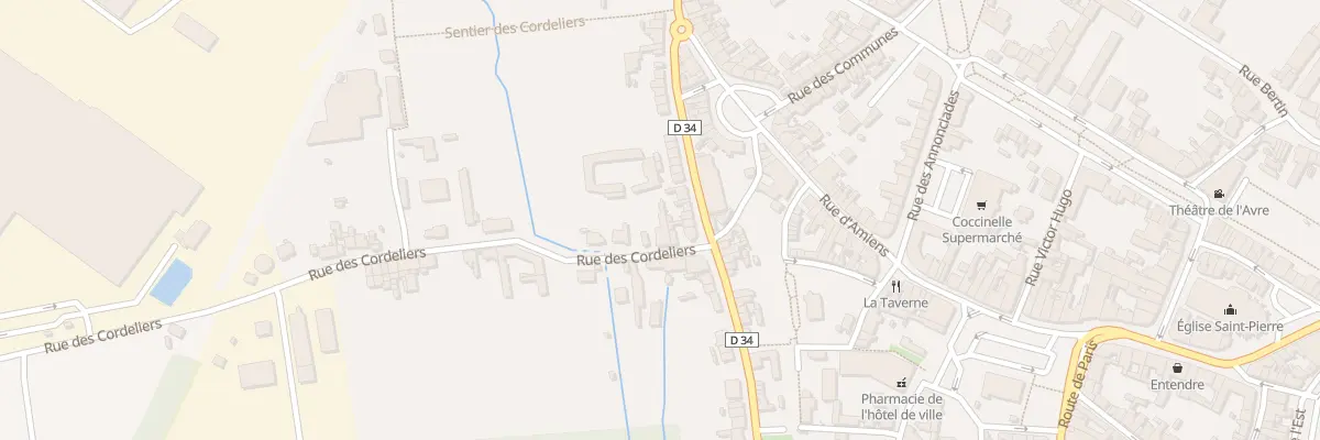 Plan du 4 Rue des Cordeliers à Roye