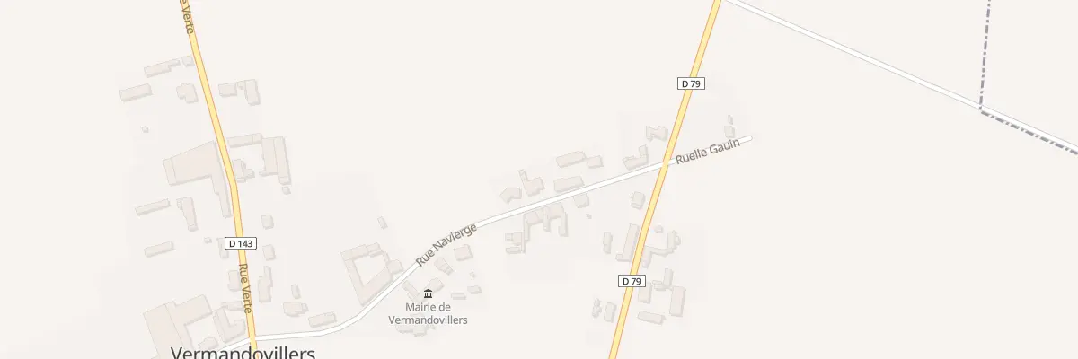 Plan du 11B Rue de Navierge à Vermandovillers