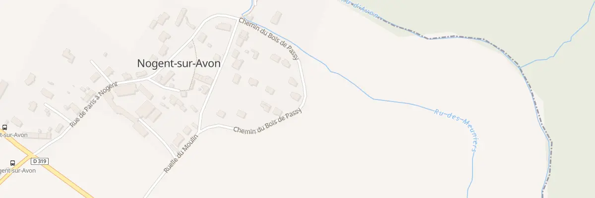 Plan du 9 Che du Bois de Passy à Yèbles