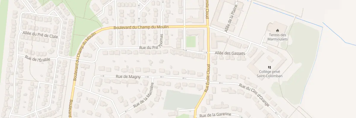 Plan du 35 All des Gassets à Serris