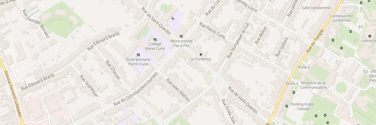 Plan du 90 Rue de Saint - Quentin à Arras