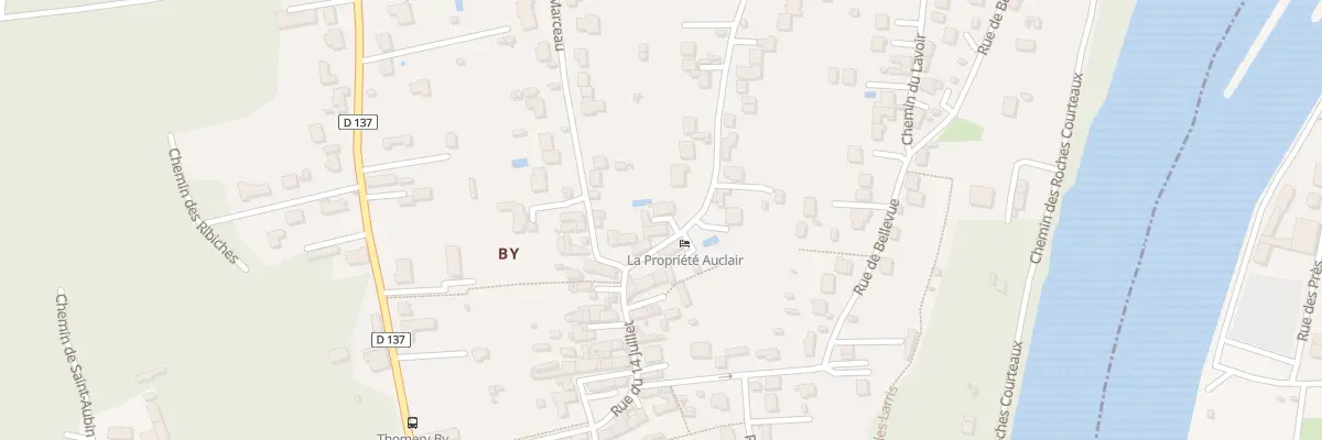 Plan du 6 Rue du 14 Juillet à Thomery