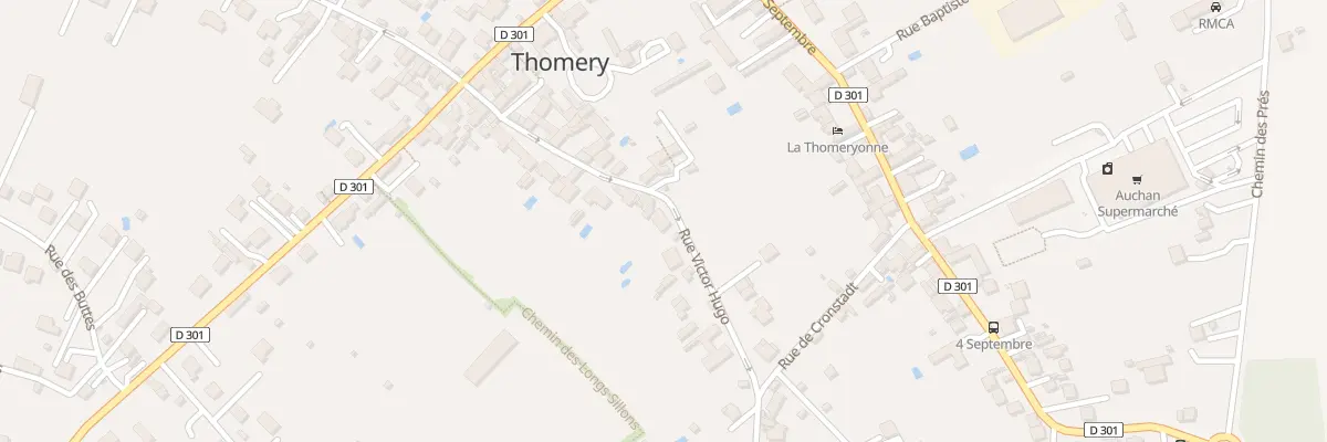 Plan du 30 Rue Victor Hugo à Thomery
