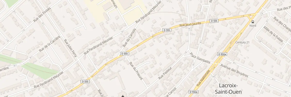 Plan du 124A Rue Jean Jaurès à Lacroix-Saint-Ouen