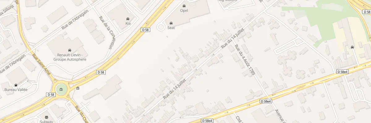 Plan du 64 Rue du 14 Juillet à Liévin