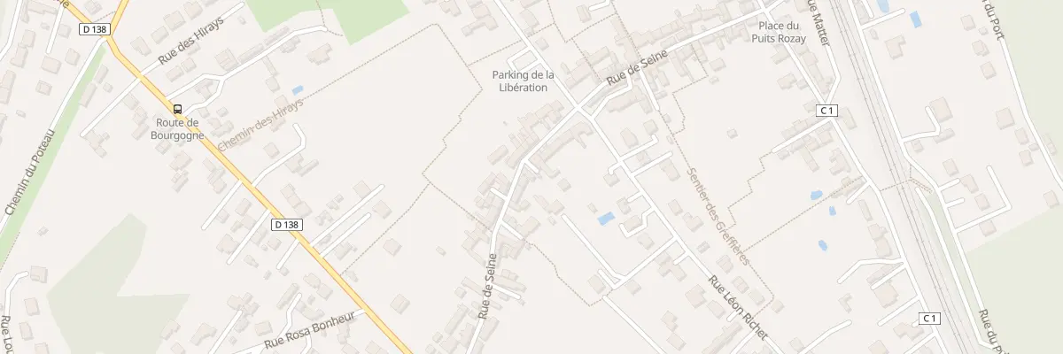 Plan du 30 Rue de Seine à Moret-Loing-et-Orvanne