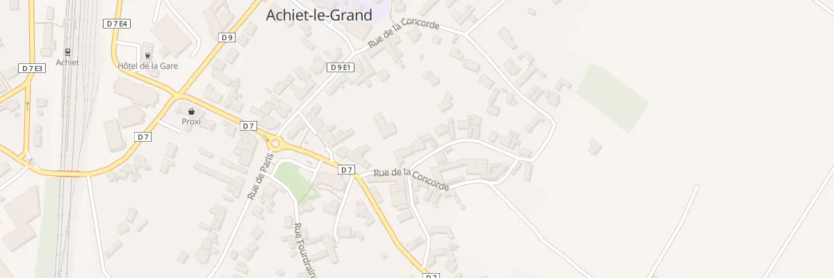 Plan du 41 Rue de la Concorde à Achiet-le-Grand