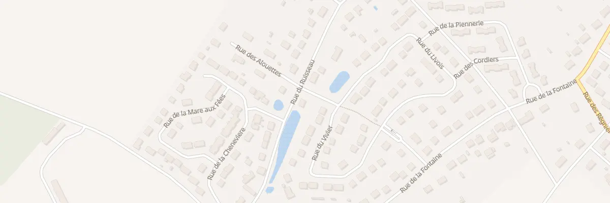 Plan du 222 Rue du Ruisseau à Amilly