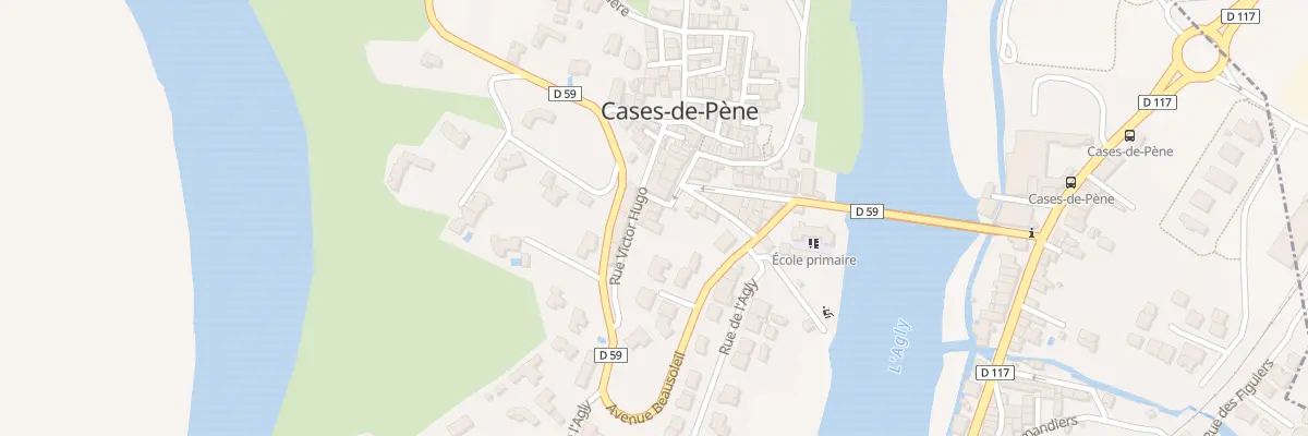 Plan du 26 Rue de l’Hôtel de Ville à Cases-de-Pène