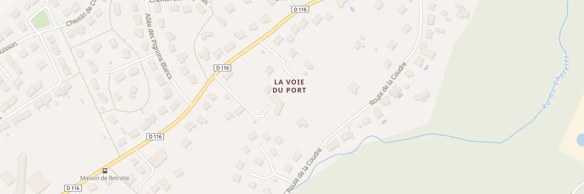 Plan du 4 All des Hauts de la Coudre au Châtelet-en-Brie