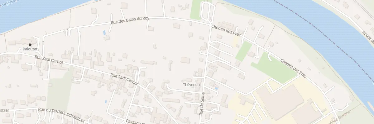 Plan du 23 Rue de Seine à Thomery
