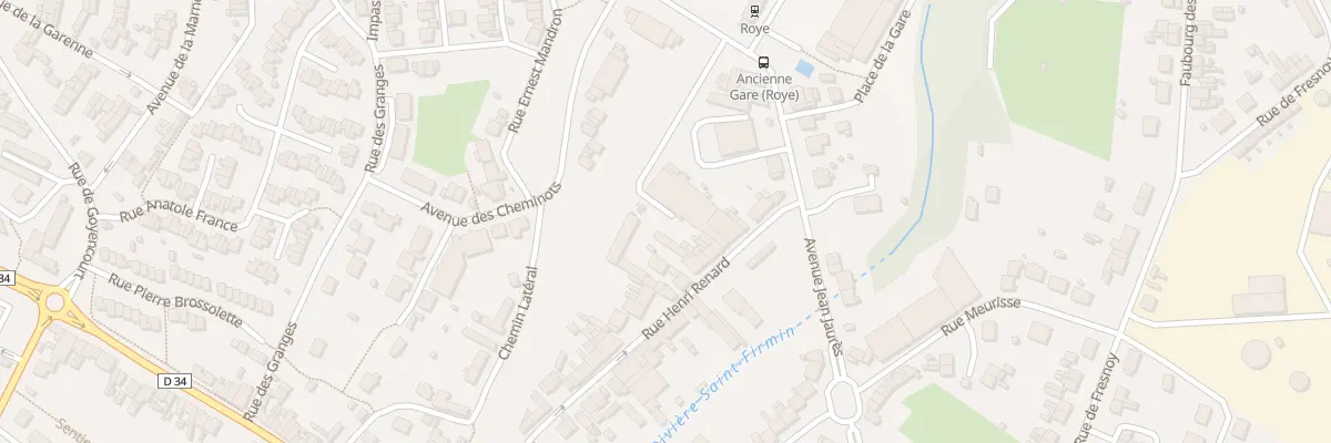 Plan du 33 Rue Henri Renard à Roye