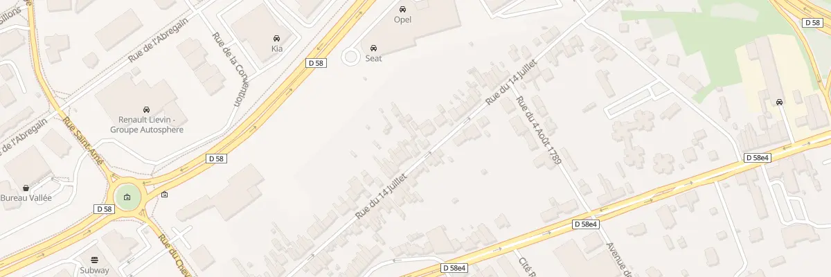 Plan du 66 Rue du 14 Juillet à Liévin