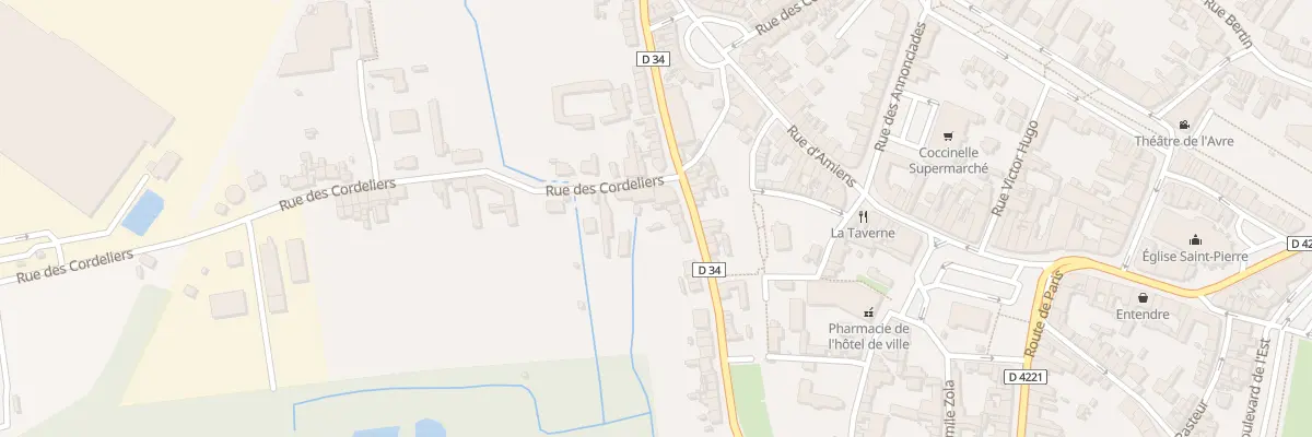 Plan du 61 Rue des Fontaines à Roye