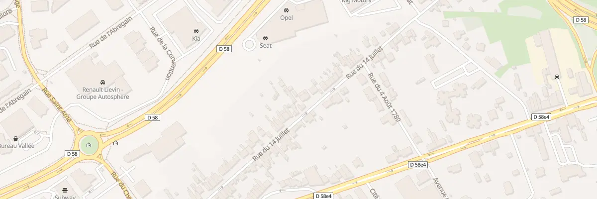Plan du 68 Rue du 14 Juillet à Liévin