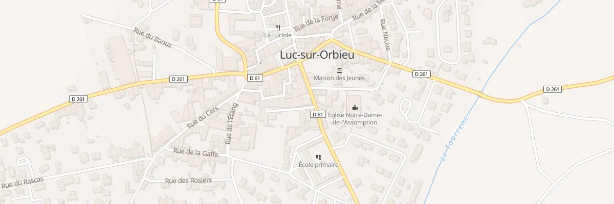 Plan du 176 Av des Corbières à Luc-sur-Orbieu
