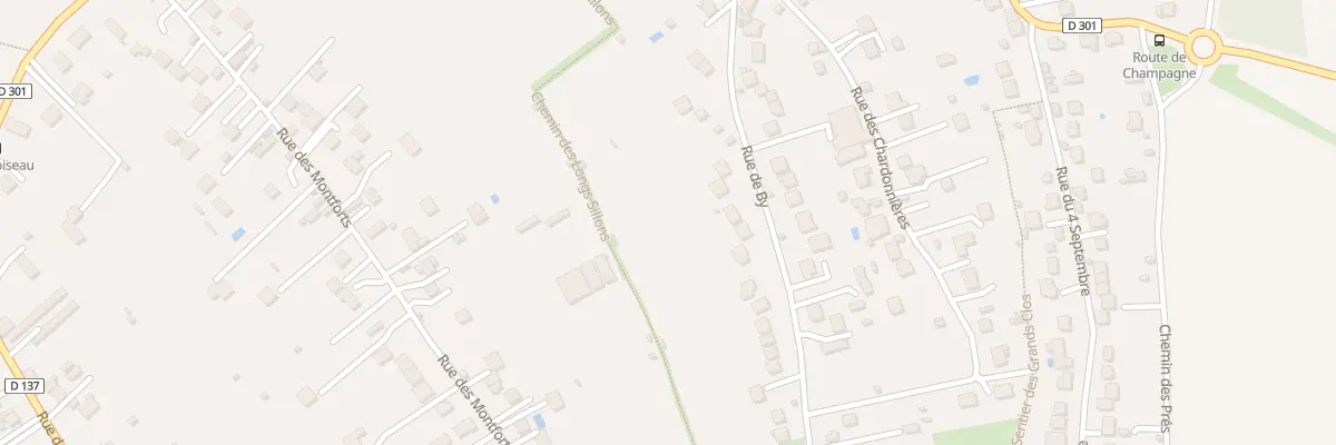 Plan du 20 Rue de By à Thomery