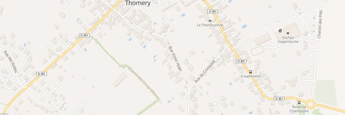 Plan du 32 Rue Victor Hugo à Thomery