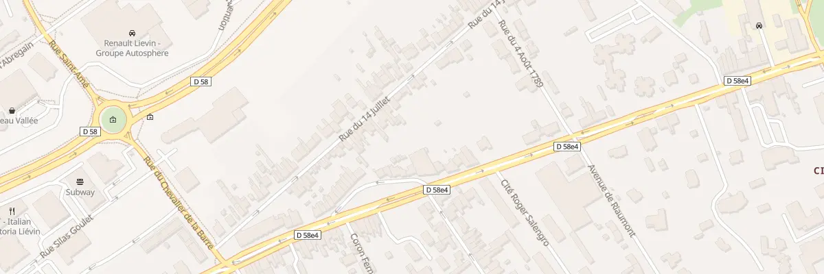 Plan du 41 Rue du 14 Juillet à Liévin