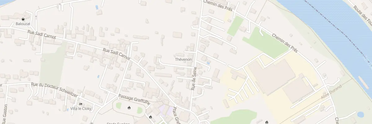 Plan du 13 Rue de Seine à Thomery