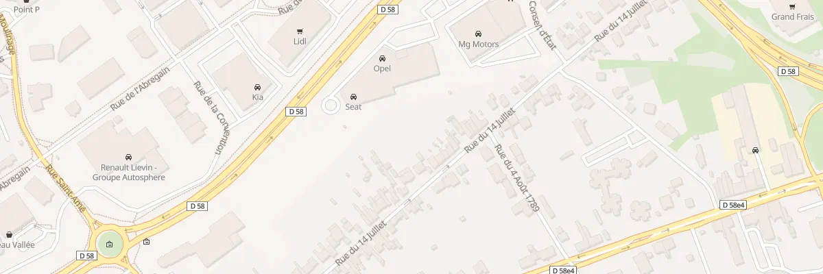 Plan du 72 Rue du 14 Juillet à Liévin