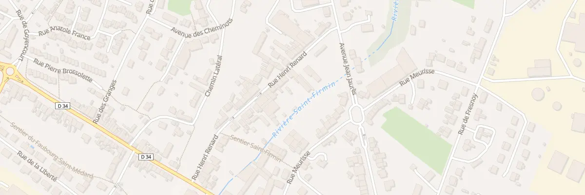 Plan du 26 Rue Henri Renard à Roye