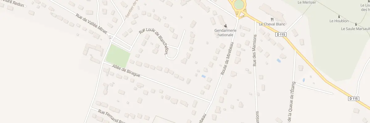 Plan du 16 Rue Louis de Blanchefort à Ferrières-en-Gâtinais