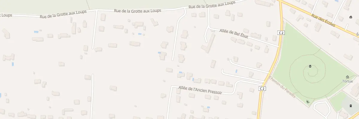 Plan du 203E Rue de la Grotte aux Loups à Paucourt