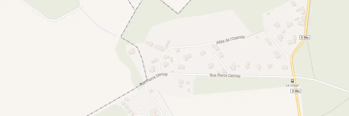 Plan du 13B Sen du Gibet à Villeneuve-Saint-Denis