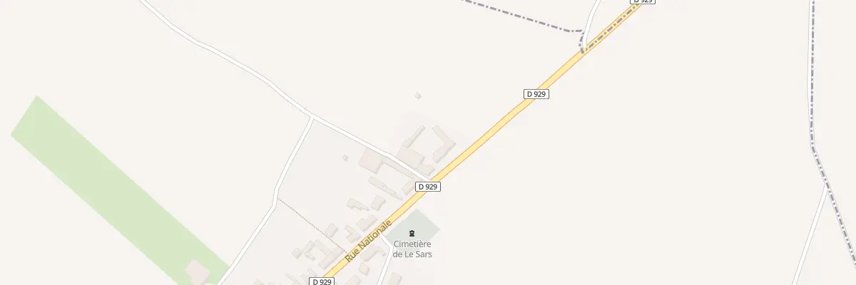 Plan du 1 Rue Nationale au Sars