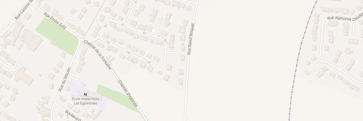 Plan du 20 Rue Raoul Briquet à Auchy-les-Mines