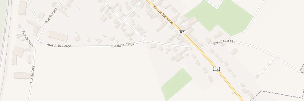 Plan du 8A Rue de la Vierge à Achiet-le-Grand