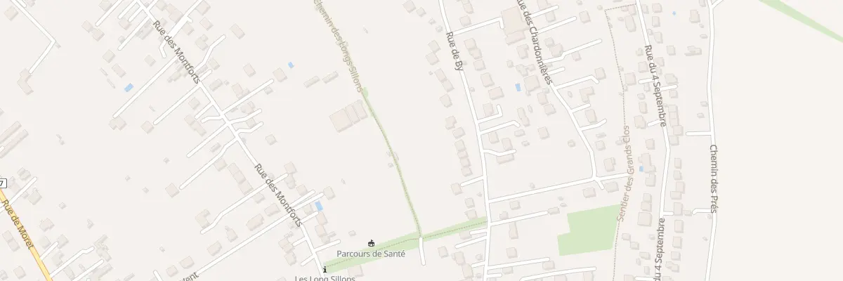 Plan du 34 Rue de By à Thomery