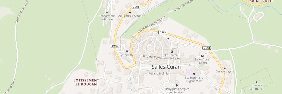 Plan du 1 Imp du Boutadou à Salles-Curan
