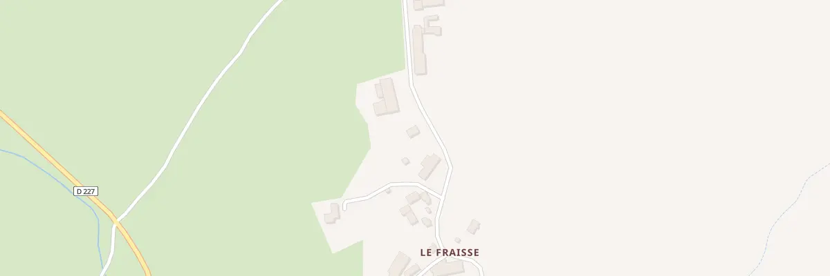 Plan du 5220 Le Fraisse à Gouttières